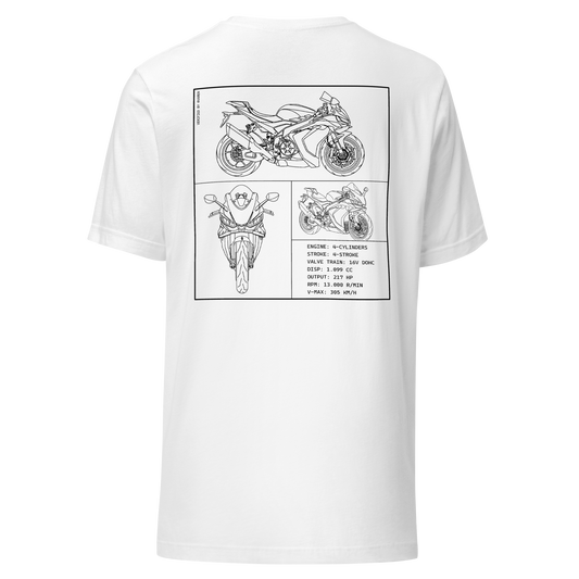 Aprilia Blueprint Shirt - White