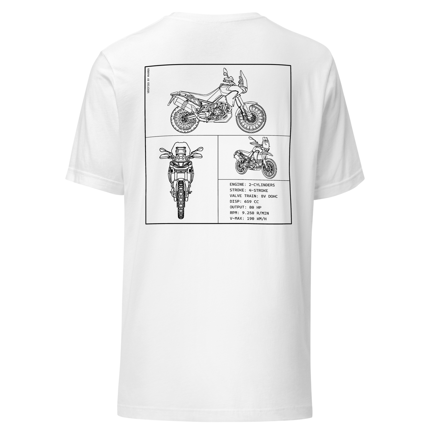 Aprilia Blueprint Shirt - White